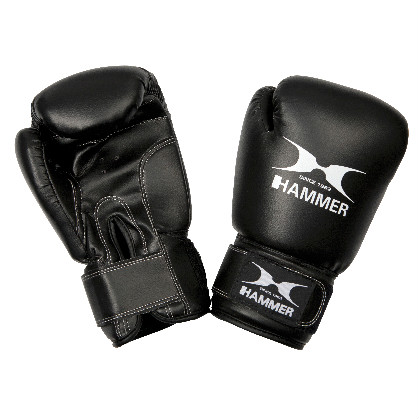 Hammer boks handschoen PU FIT zwart H93806